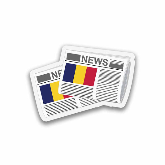 Chad Newspapers Sticker & Magnet
