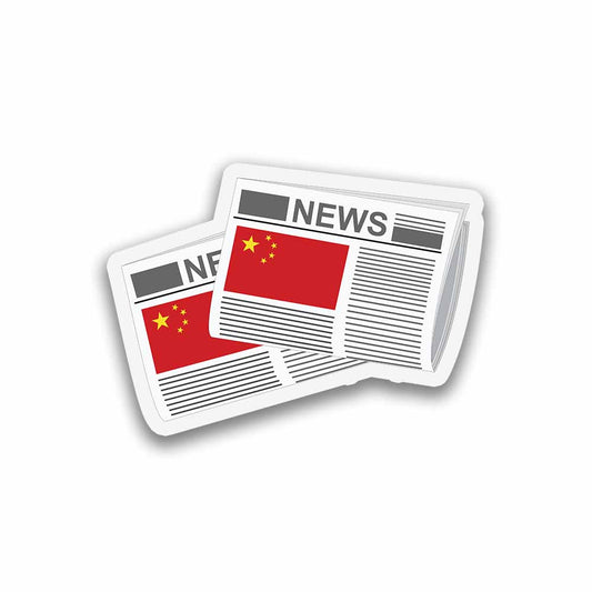 China Newspapers Sticker & Magnet