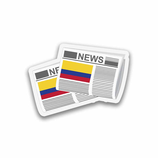 Colombia Newspapers Sticker & Magnet