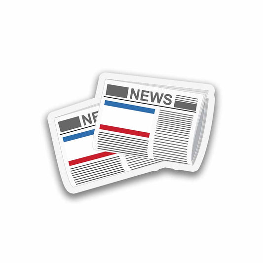 Crimea Newspapers Sticker & Magnet