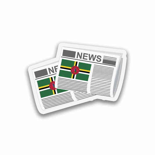 Dominica Newspapers Sticker & Magnet