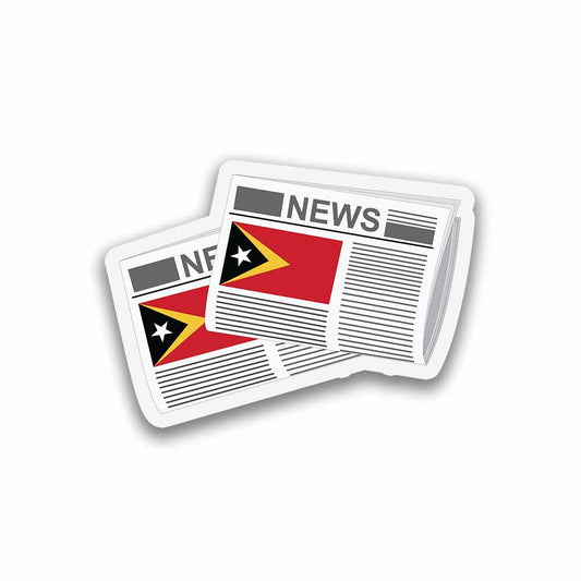 East Timor Newspapers Sticker & Magnet