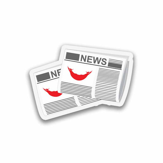 Easter Island Rapa Nui Newspapers Sticker & Magnet
