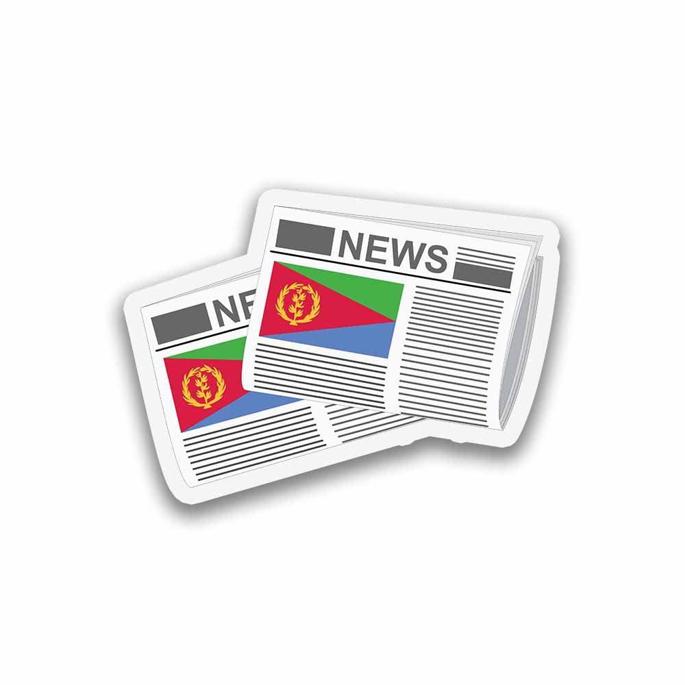Eritrea Newspapers Sticker & Magnet