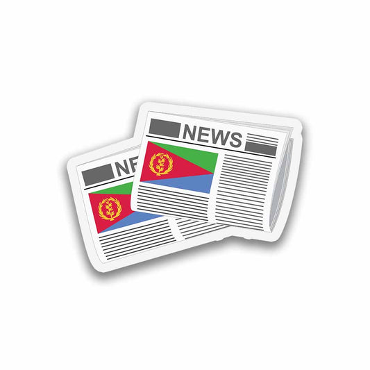 Eritrea Newspapers Sticker & Magnet