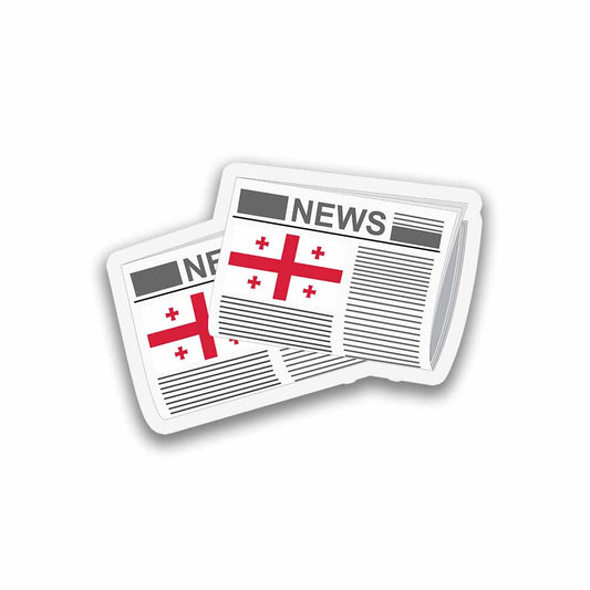 Georgia Newspapers Sticker & Magnet