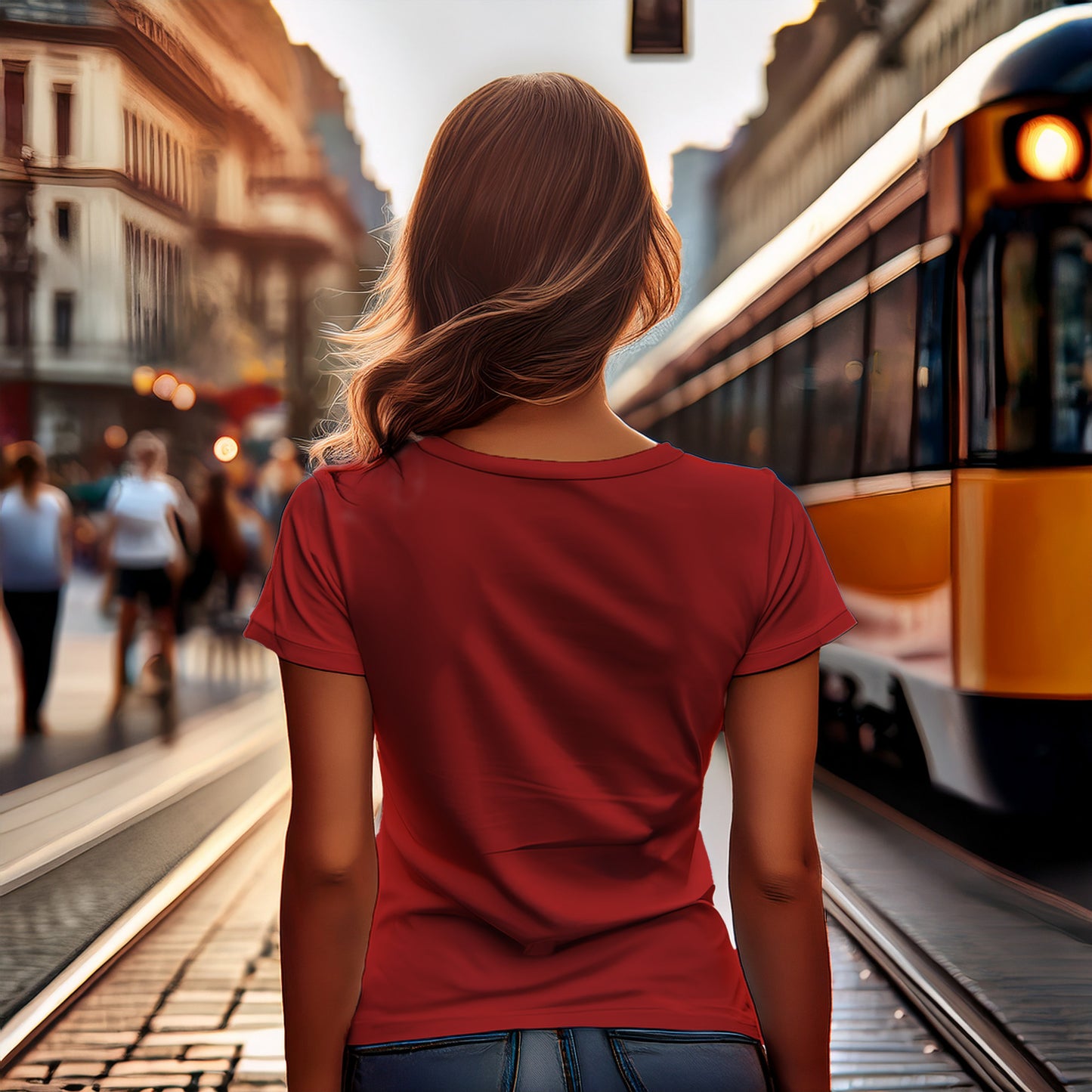 2015 Year Women T-Shirt (Red)