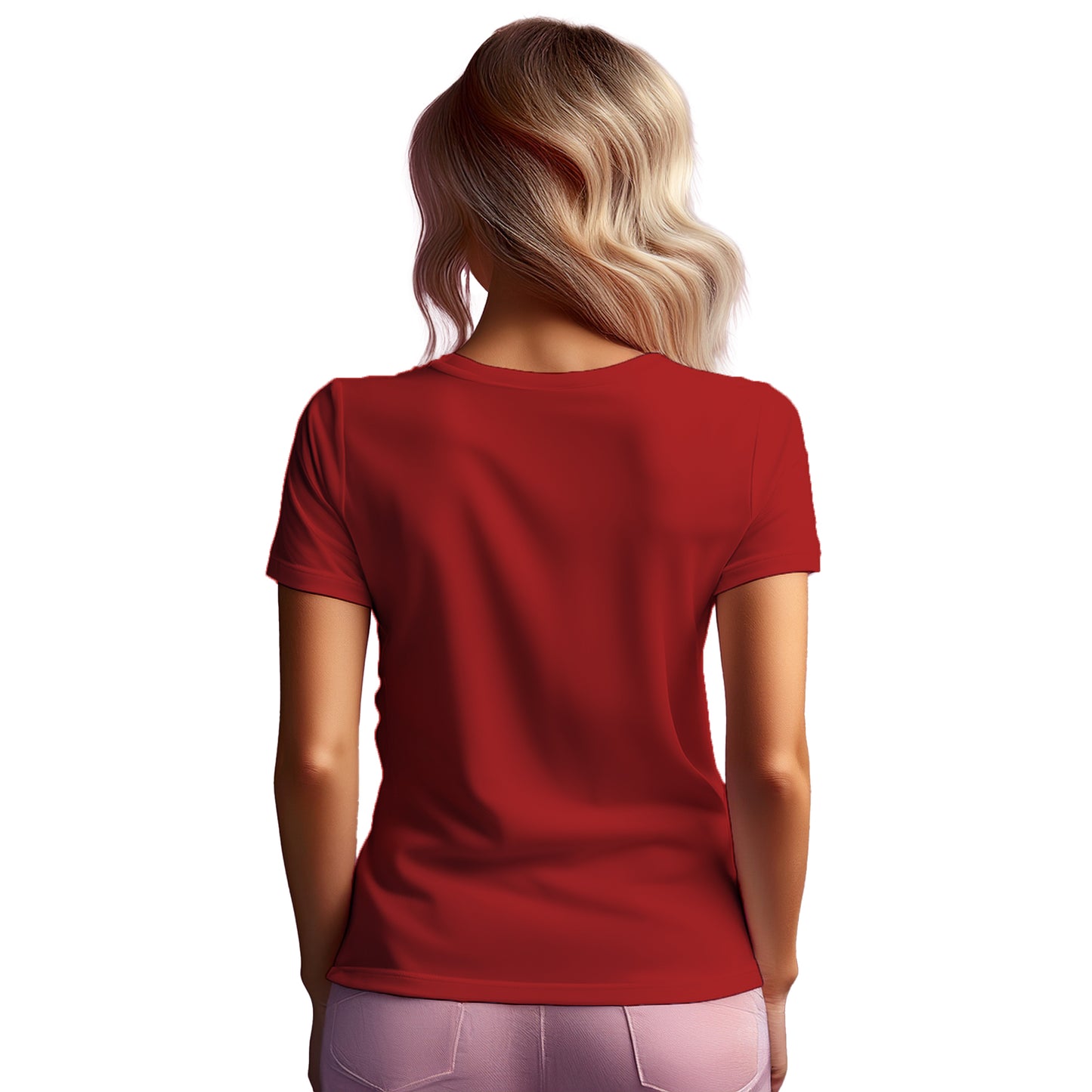 66 Number Women T-Shirt (Red)