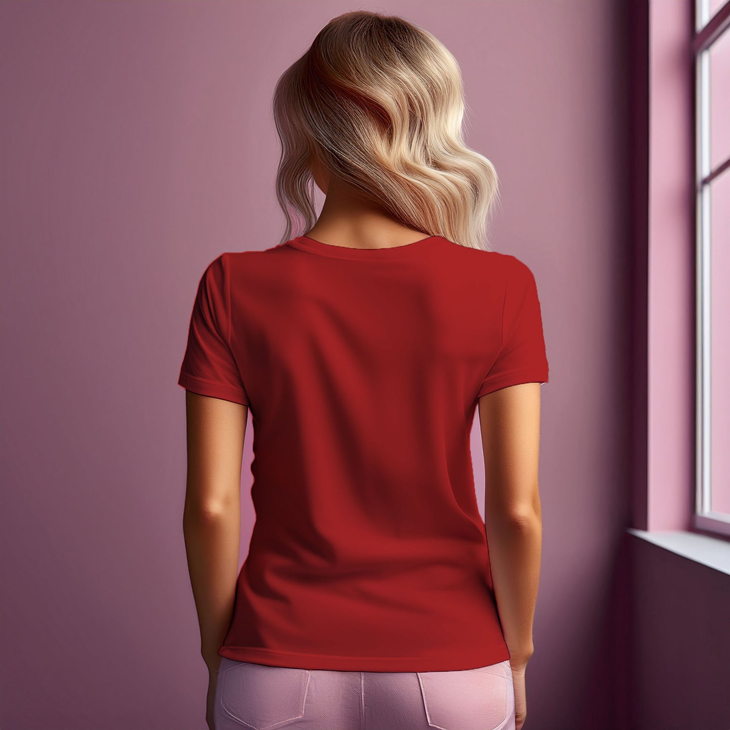 06 Number Women T-Shirt (Red)