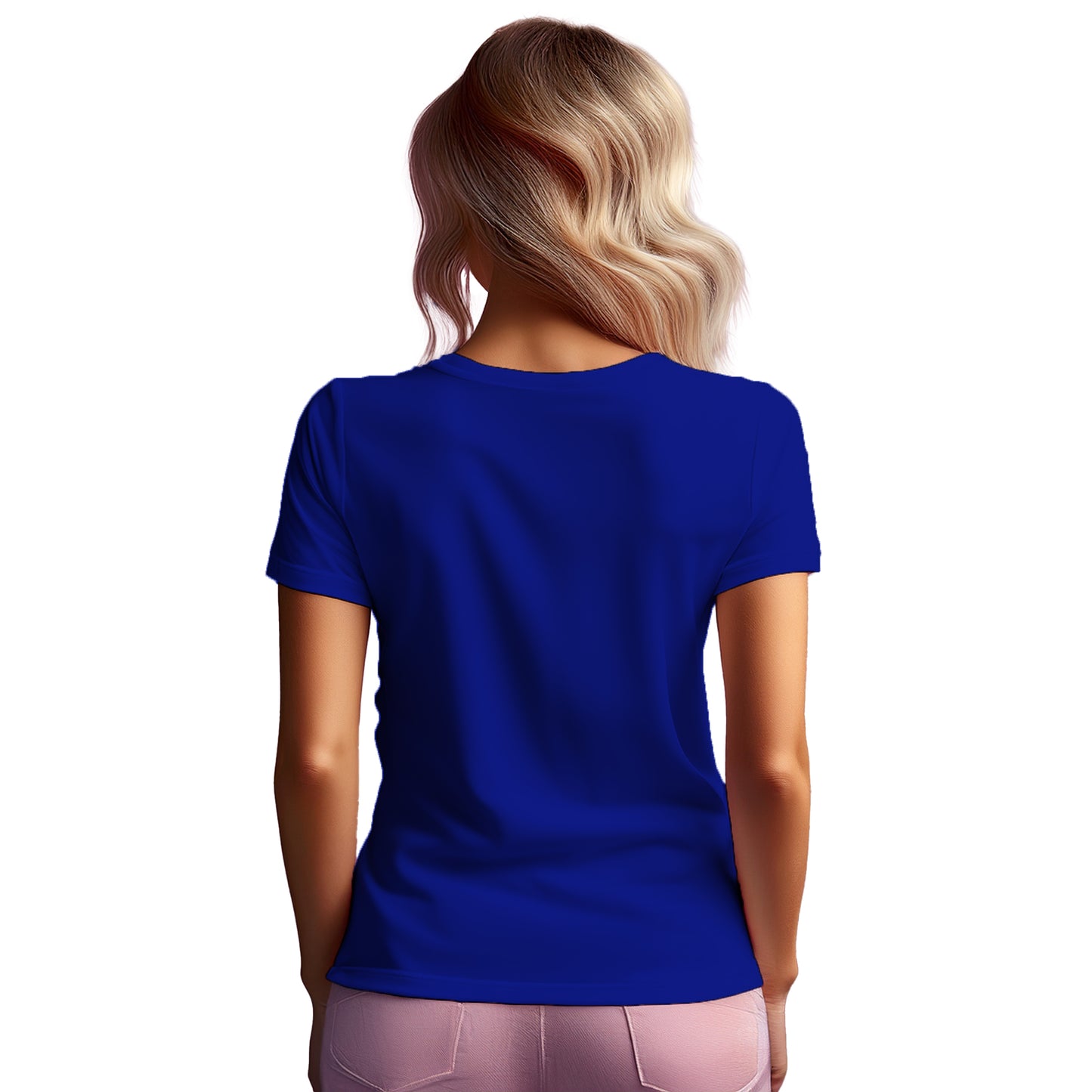 68 Number Women T-Shirt (Royal Blue)