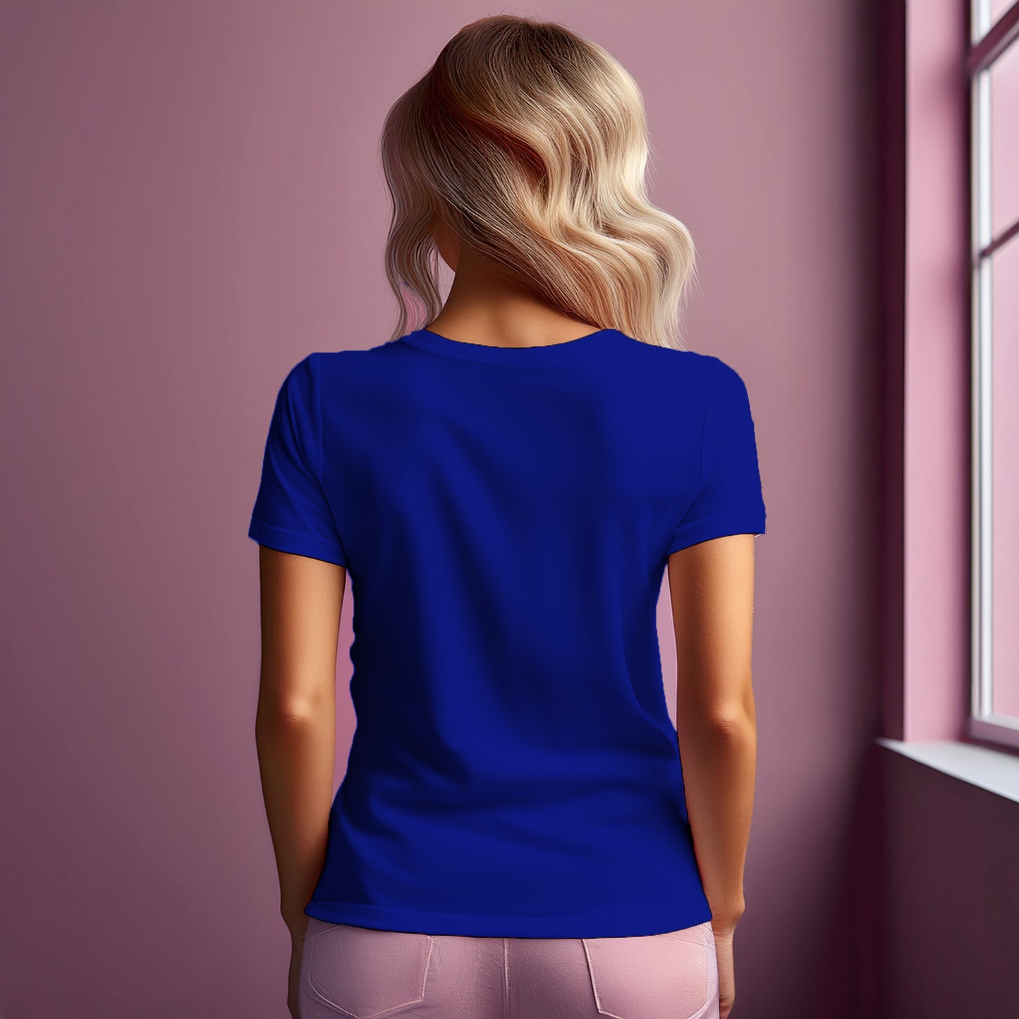 12 Number Women T-Shirt (Royal Blue)